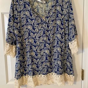 Women’s paisley blouse